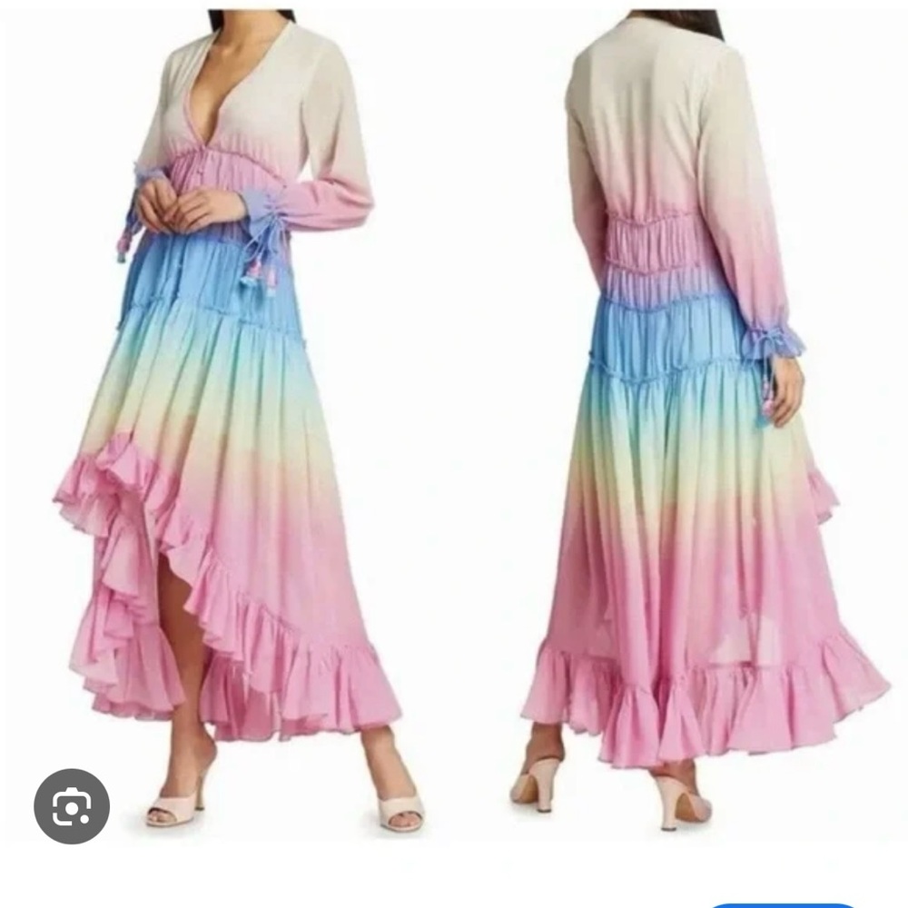 Rococo Sand Multicolor Ombre Maxi Dress